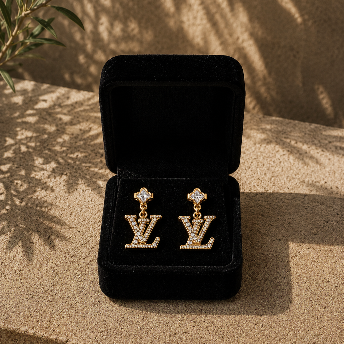 LV Diamond Earrings