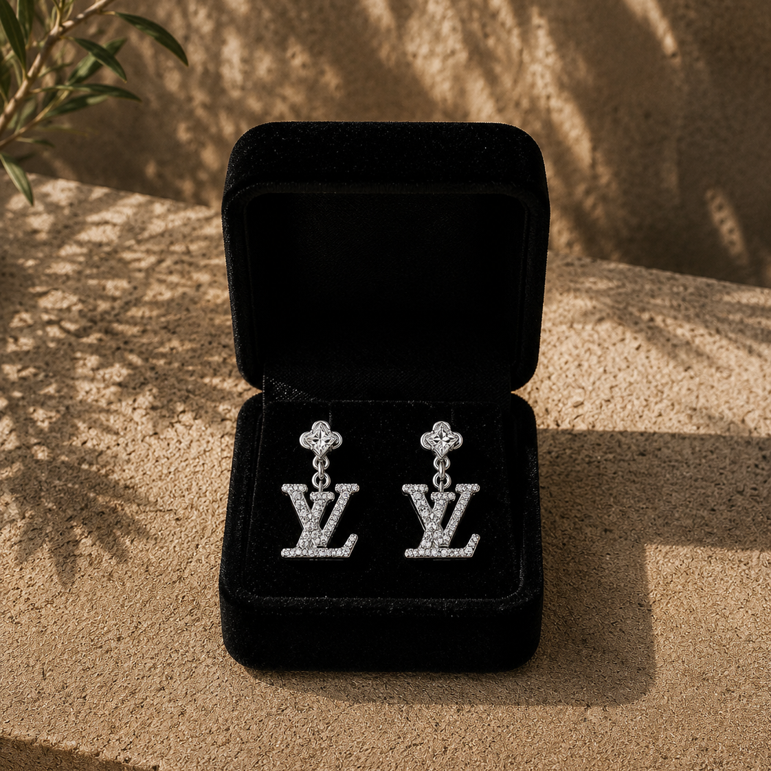 LV Diamond Earrings