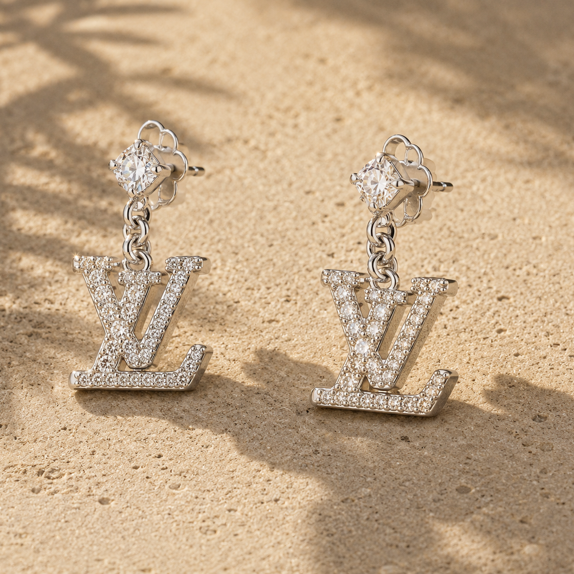 LV Diamond Earrings